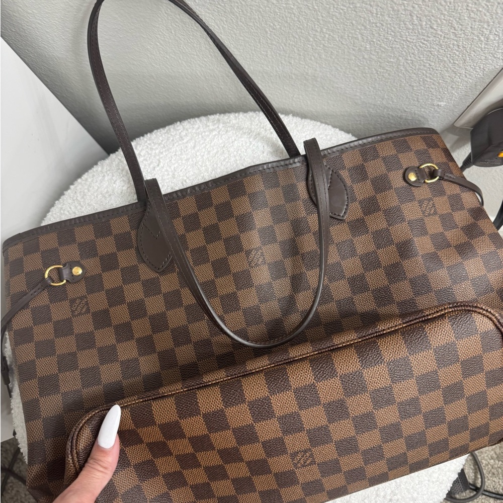 Louis Vuitton Brown Damier Ebene Tote Bag